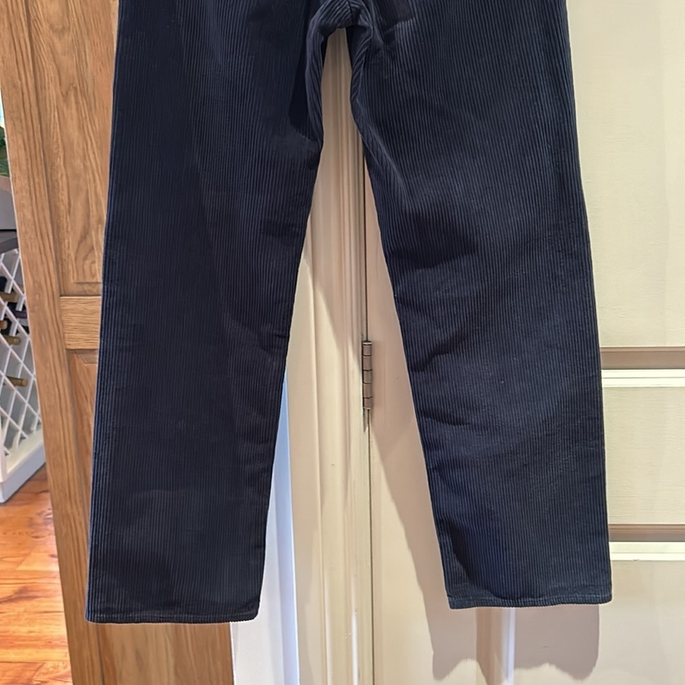 DENIM FORUM ARITZIA the Joni high rise loose 29L blue corduroy - Picture 7 of 14